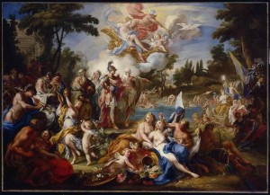 The Vision of Aeneas in the Elysian Fields, Sebastiano Conca, c.1740