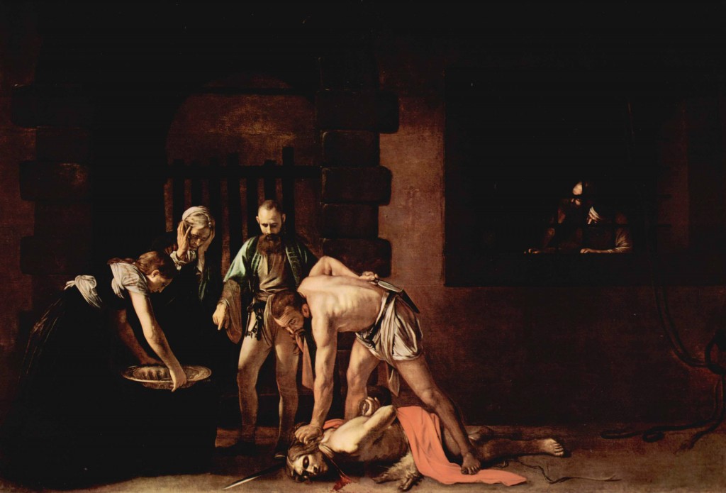 The Beheading of Saint John the Baptist, Caravaggio, c.1608
