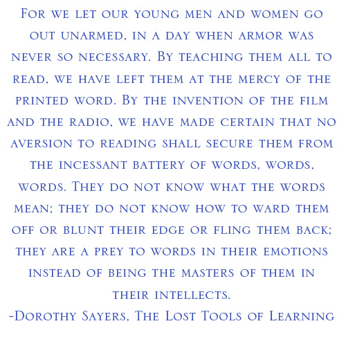 sayers quote