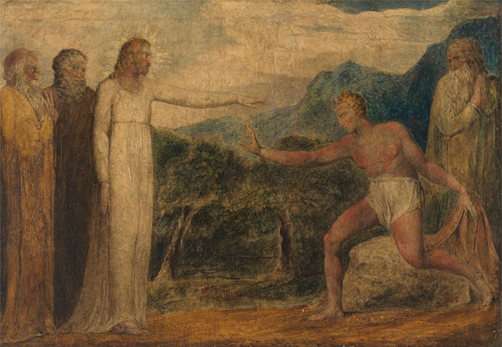 Christ Giving Sight to Bartimaeus.  William Blake. 18th C.