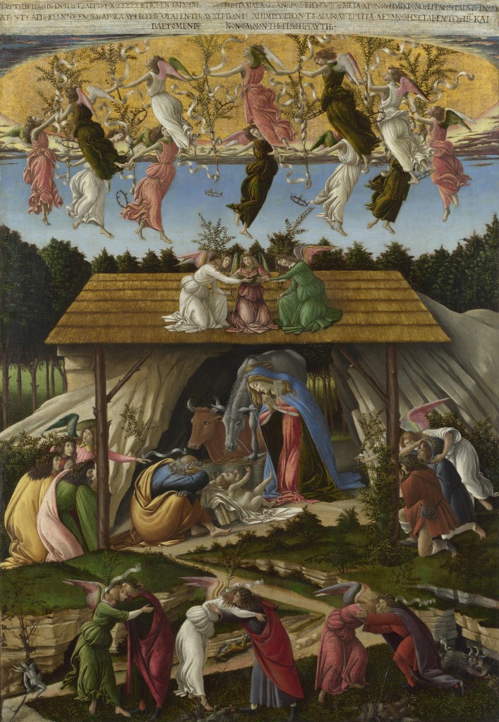 The Mystical Nativity. Sandro Botticelli. c. 1500.